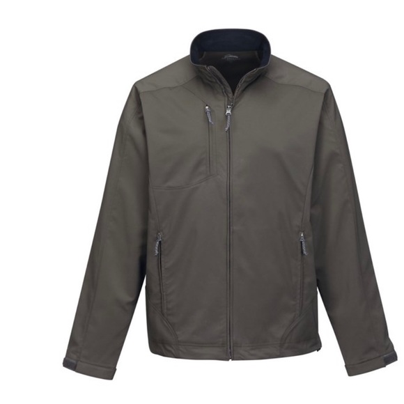 Tri-Mountain Bonnington J6205 dobby full zip jacket. Unisex. Chocolate in colour - Picture 1 of 8